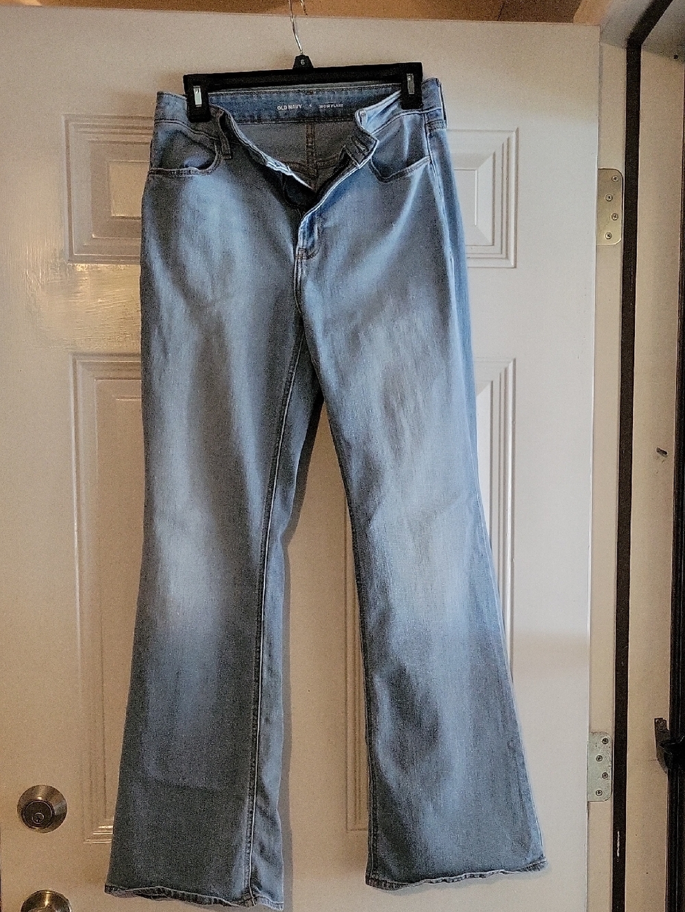 Old Navy Light Blue Flare Jeans